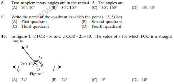 CBSE Class 9 Mathematics Sample Paper Set 35