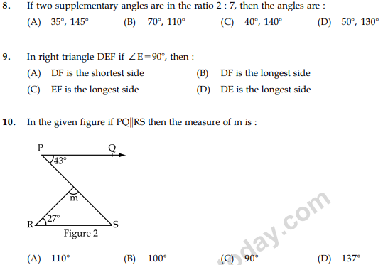 CBSE Class 9 Mathematics Sample Paper Set 47