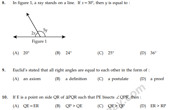 CBSE Class 9 Mathematics Sample Paper Set 50