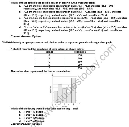 CBSE Class 9 Mathematics Statistics Worksheet Set B 3