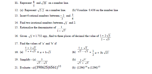 CBSE Class 9 Mathematics Worksheet (2) 2