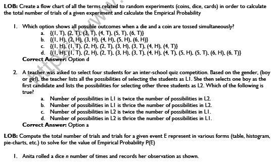 CBSE Class 9 Maths Probability Worksheet 2