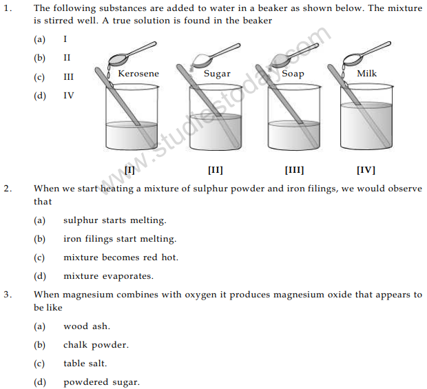 CBSE Class 9 Science Practicals Sample Paper 1