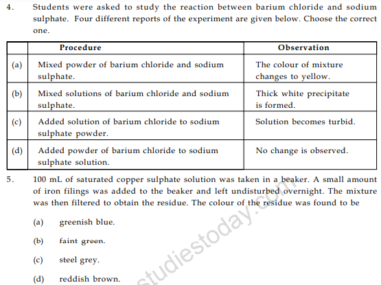 CBSE Class 9 Science Practicals Sample Paper 3