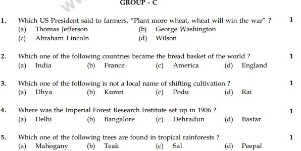 CBSE Class 9 Social Science Sample Paper Set 14