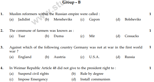 CBSE Class 9 Social Science Sample Paper Set 51