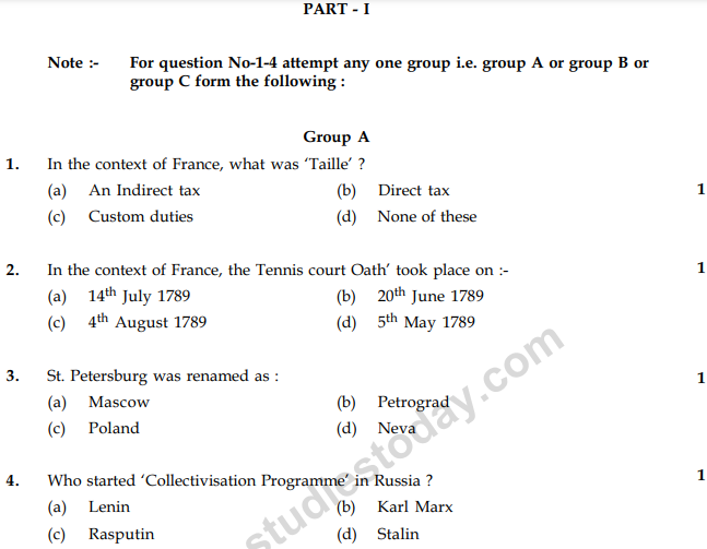 CBSE Class 9 Social Science Sample Paper Set 64