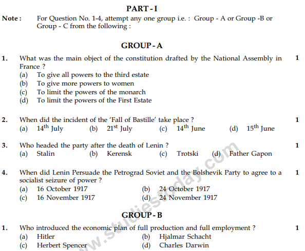 CBSE Class 9 Social Science Sample Paper Set S