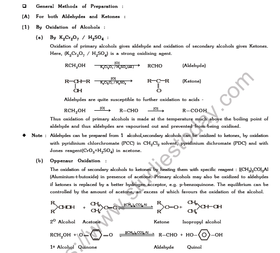 JEE-Mains-Chemistry-Aldehyde-and-Ketons-Notes 1