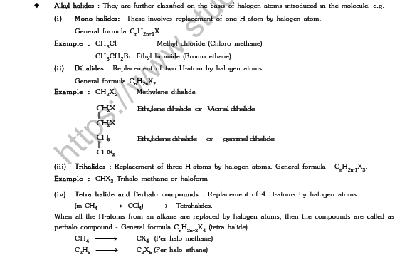 JEE-Mains-Chemistry-Alkyl-Halide-Aryl-Halide-Notes 2