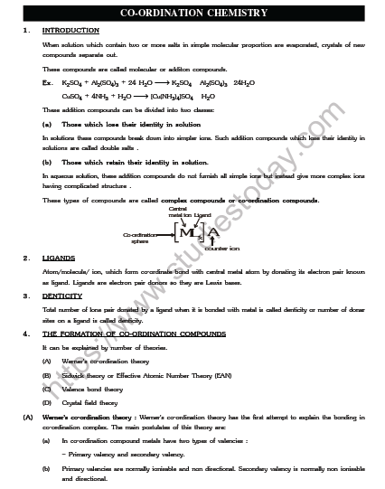 JEE-Mains-Chemistry-Coordination-Chemistry-Notes 1