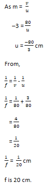 NCERT Exemplar Solutions Class 10 Science Light Reflection and Refraction