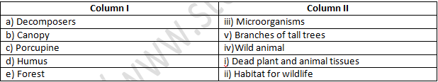 NCERT Exemplar Solutions Class 7 Science Forests Our Lifeline-