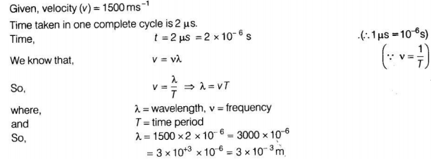 NCERT Exemplar Solutions Class 9 Science Sound