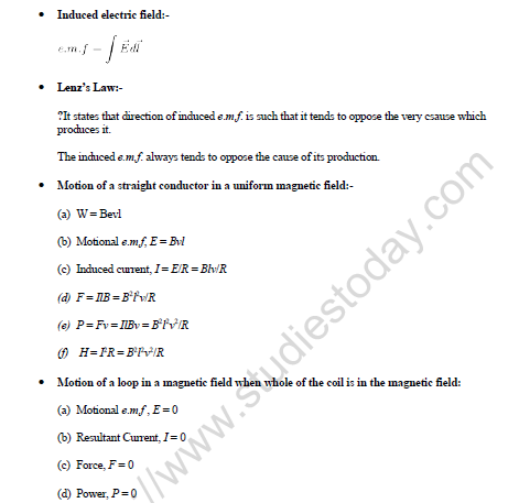NEET-Physics-Electromagnetic-Induction-Revision-Notes 2