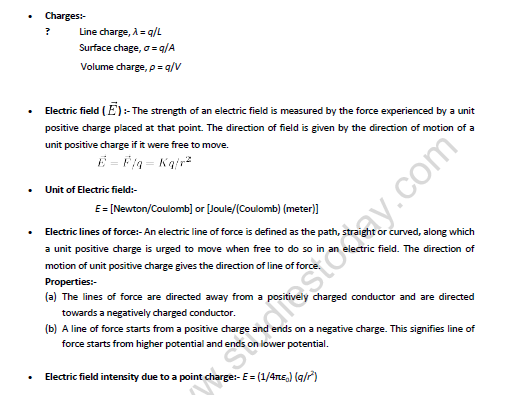 NEET-Physics-Electrostatics-Revision-Notes 2