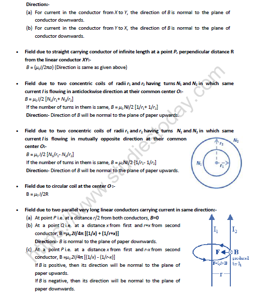 NEET-Physics-Magnetic-Effect-of-Electric-Current-Revision-Notes 2