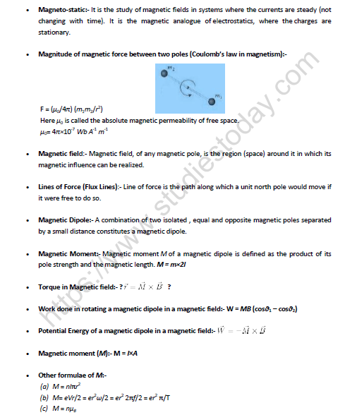NEET-Physics-Magnetism-Revision-Notes 1