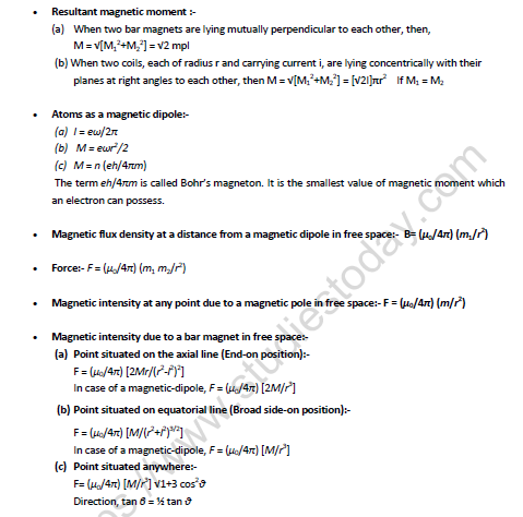 NEET-Physics-Magnetism-Revision-Notes 2