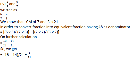 RD Sharma Solutions Class 6 Maths Chapter 6 Fractions-A11