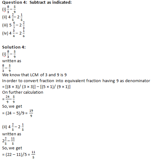 RD Sharma Solutions Class 6 Maths Chapter 6 Fractions-A12