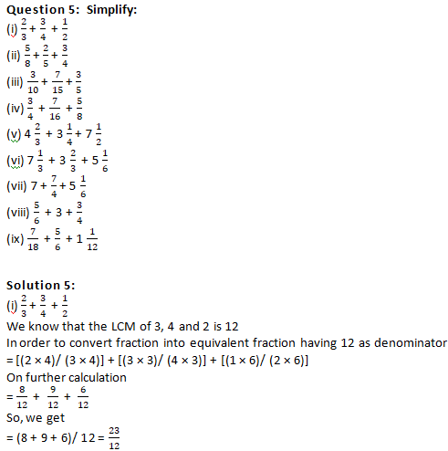 RD Sharma Solutions Class 6 Maths Chapter 6 Fractions-A14