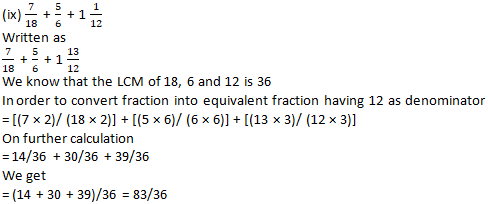 RD Sharma Solutions Class 6 Maths Chapter 6 Fractions-A18