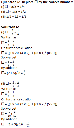 RD Sharma Solutions Class 6 Maths Chapter 6 Fractions-A19