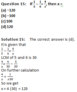 RD Sharma Solutions Class 6 Maths Chapter 6 Fractions-A30