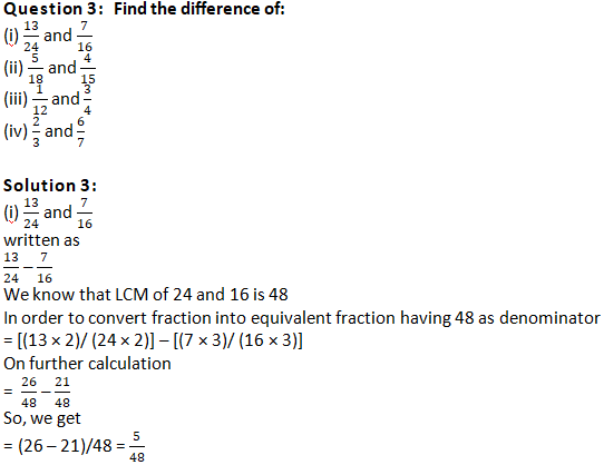 RD Sharma Solutions Class 6 Maths Chapter 6 Fractions-A9