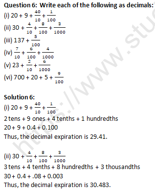 RD Sharma Solutions Class 6 Maths Chapter 7 Decimals-8