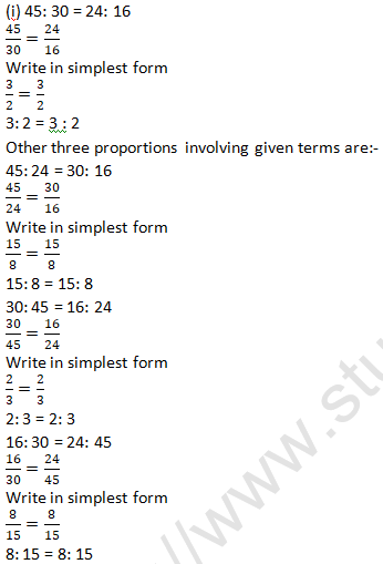 RD Sharma Solutions Class 6 Maths Chapter 9 Ratio Proportion and Unitary Method-2