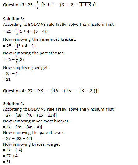 RD Sharma Solutions Class 7 Chapter 1 Integers