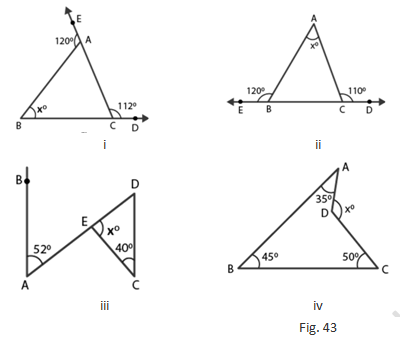 RD Sharma Solutions Class 7 Chapter 15 Properties of Triangle