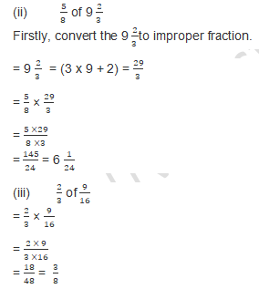 RD Sharma Solutions Class 7 Chapter 2 Fraction