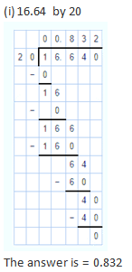 RD Sharma Solutions Class 7 Chapter 3 Decimals