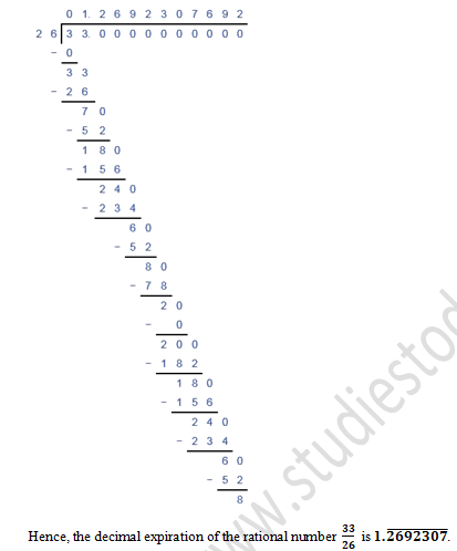 RD Sharma Solutions Class 9 Chapter 1 Number System