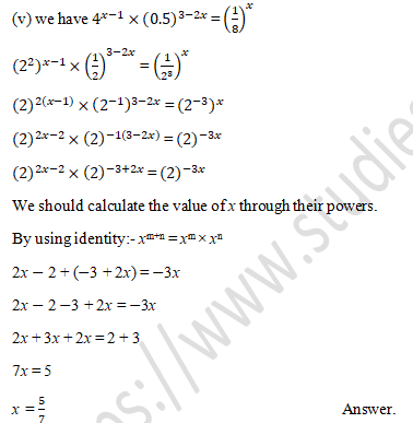 RD Sharma Solutions Class 9 Chapter 2 Exponents of Real Number