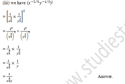 RD Sharma Solutions Class 9 Chapter 2 Exponents of Real Number