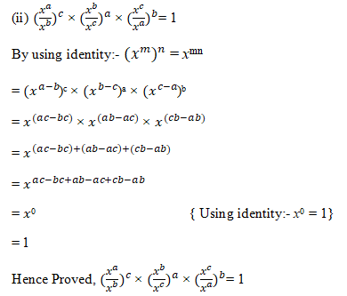 RD Sharma Solutions Class 9 Chapter 2 Exponents of Real Number