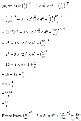 RD Sharma Solutions Class 9 Chapter 2 Exponents of Real Number