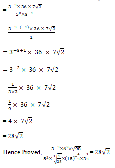 RD Sharma Solutions Class 9 Chapter 2 Exponents of Real Number