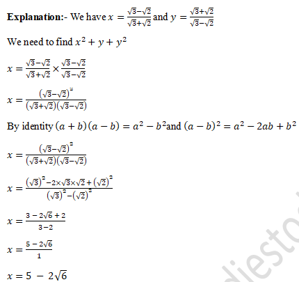 RD Sharma Solutions Class 9 Chapter 3 Rationalisation