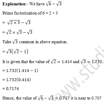 RD Sharma Solutions Class 9 Chapter 3 Rationalisation