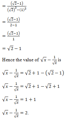 RD Sharma Solutions Class 9 Chapter 3 Rationalisation