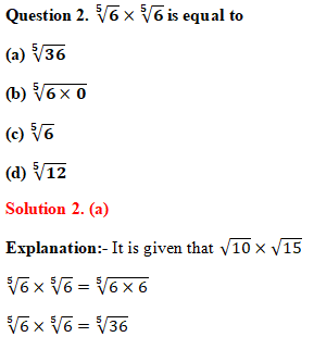 RD Sharma Solutions Class 9 Chapter 3 Rationalisation