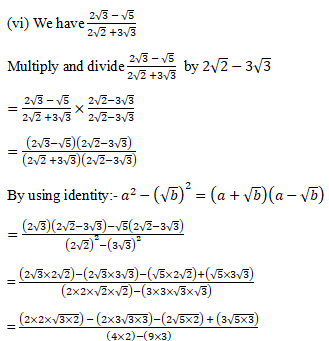 RD Sharma Solutions Class 9 Chapter 3 Rationalisation