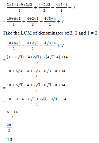 RD Sharma Solutions Class 9 Chapter 3 Rationalisation