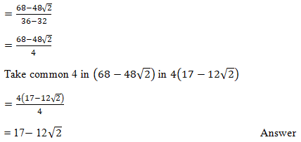 RD Sharma Solutions Class 9 Chapter 3 Rationalisation