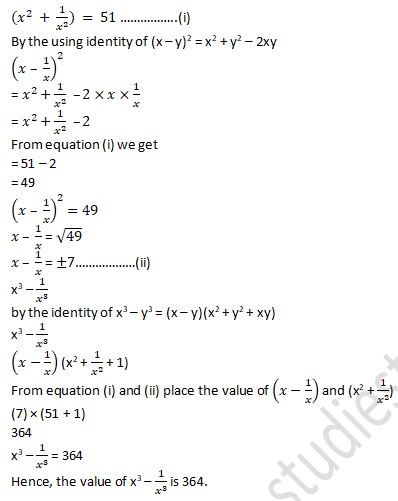 RD Sharma Solutions Class 9 Chapter 4 Algebraic Identities